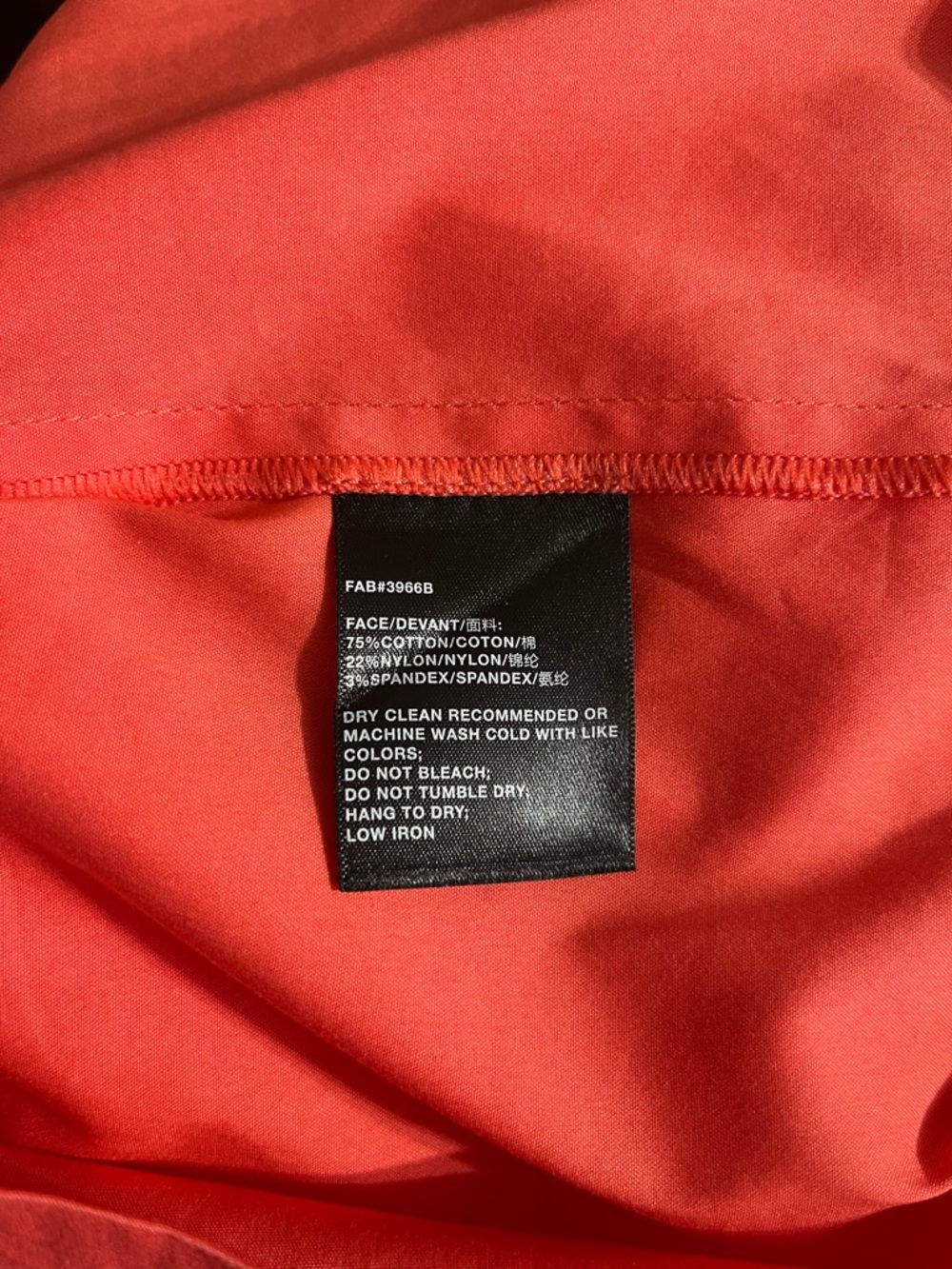 Lafayette 148 Nee York orange shirt dress women's size S- Flawed - Picture 5 of 5